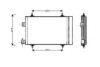 ORDONEZ 2061742 Condenser, air conditioning